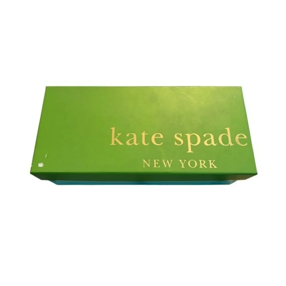 Kate Spade New York Parisian Pink Surie Studded‎ Suede Kitten Heel Mules 7.5